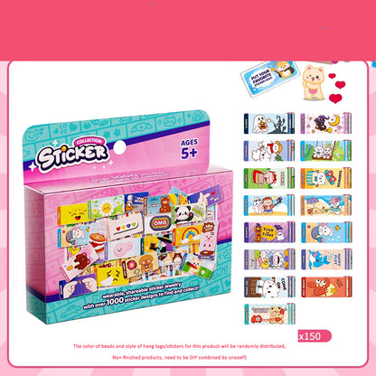 DIY handmade bead bracelet stickers for children, girl toy bracelets