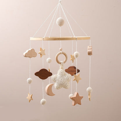 Baby crib bell children lull to sleep bedside bell baby soothes wind bell bed hanging toy baby bell